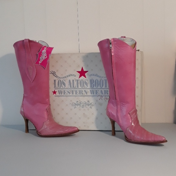 Los Altos Shoes - LosAltos  NWT 61/2 Anguila Eel skin western boots